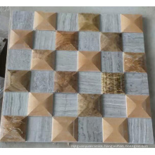 3D Wall Mosaic Marble Mosaic (HSM224)